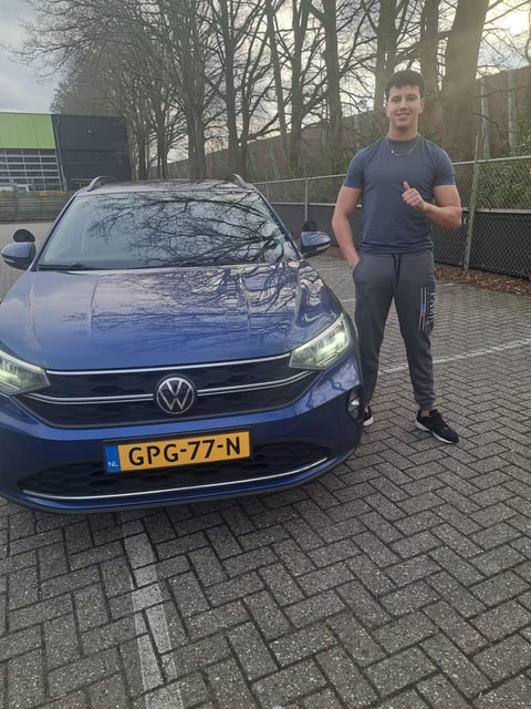 Thomas, geslaagd in Almere