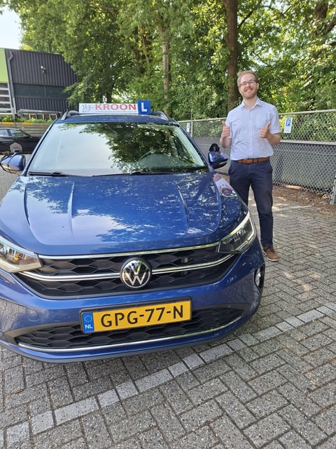 Mike, geslaagd in Almere